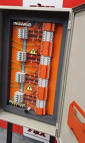 Painel de distribuição de energia Painel de distribuição de energia